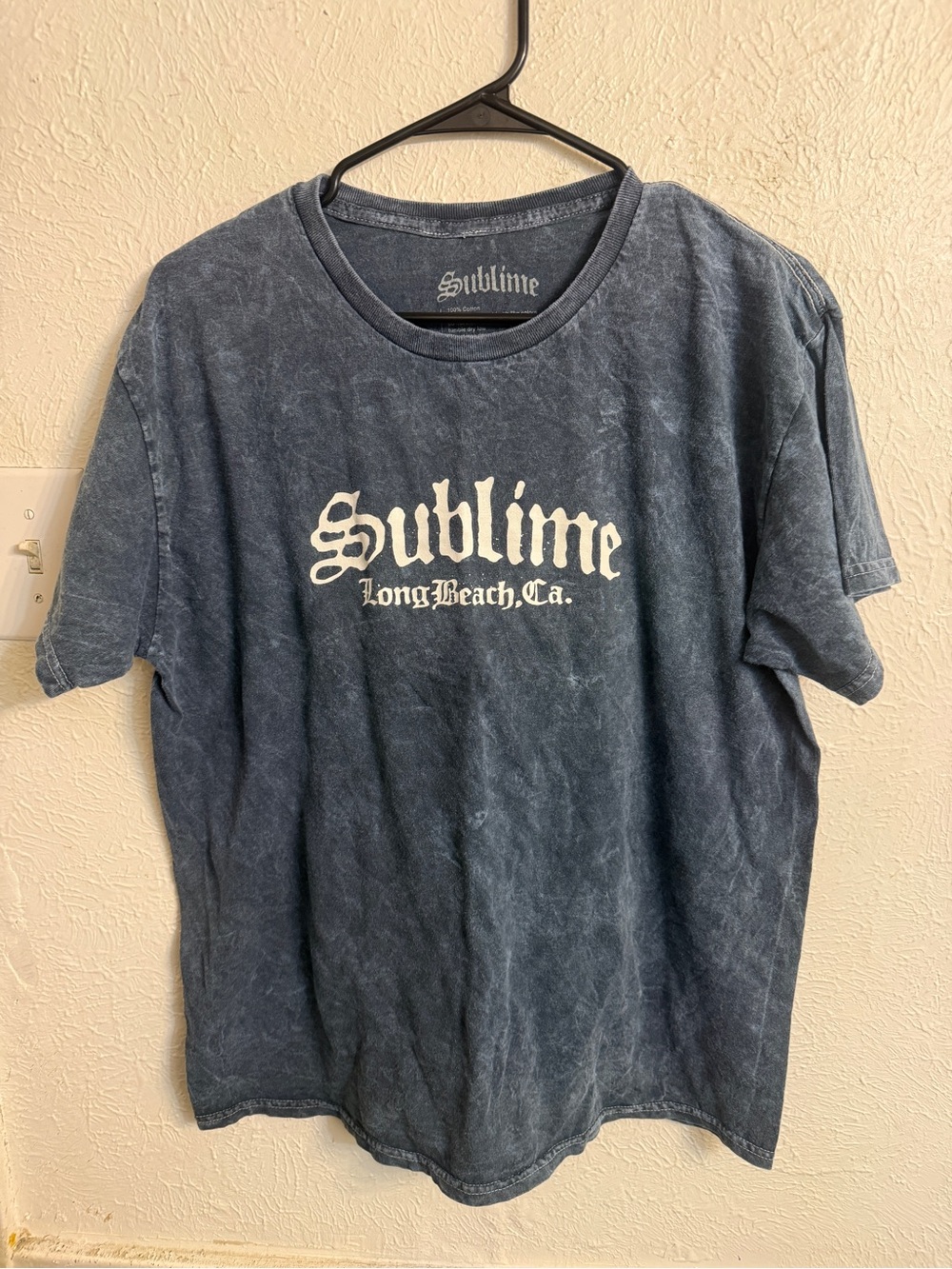 Sublime Band Tee Long Beach CA Graphic T-Shirt - Washed Navy